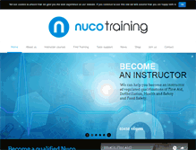 Tablet Screenshot of nucotraining.com